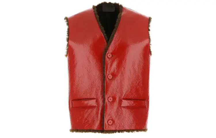 PRADA Jackets & Coats Men's Red