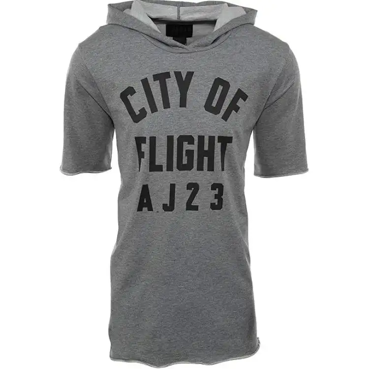 Jordan Apparel Sweatshirts Men's Gray Hooded Moderate Regular