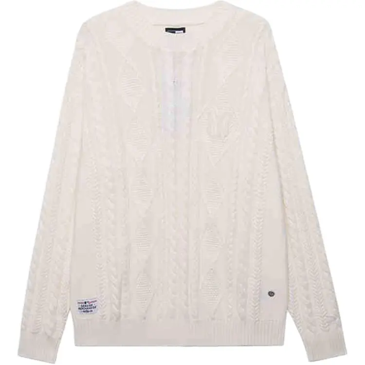 New Era FW24 Knitwear Unisex Ivory White