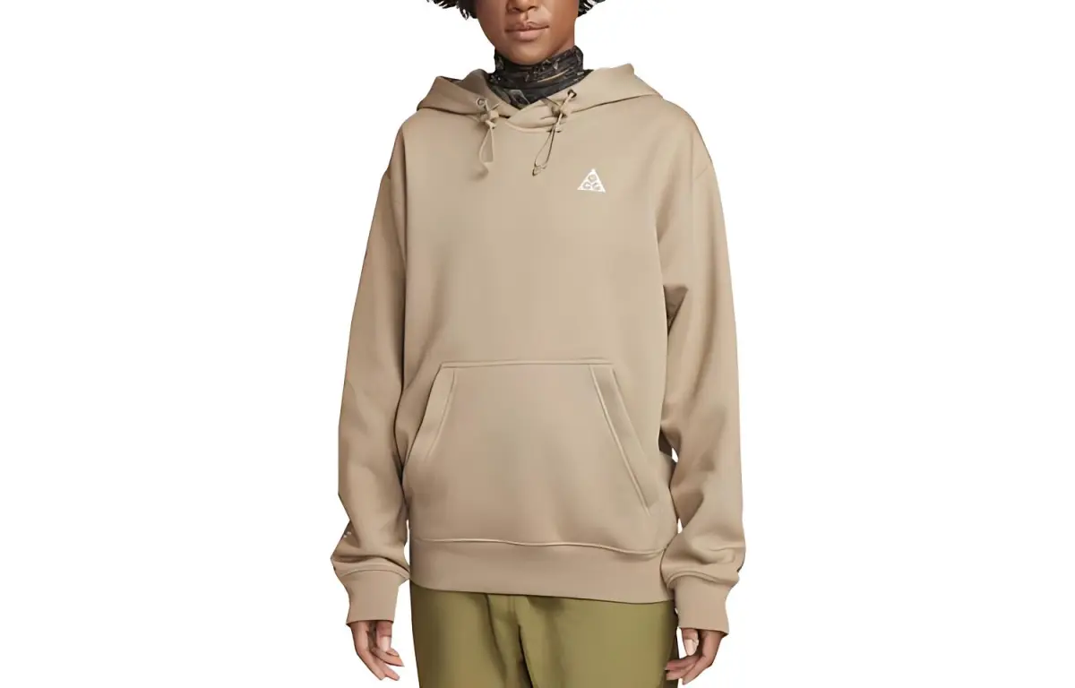 Nike Sweatshirts Unisex Khaki Hooded Moderate Other