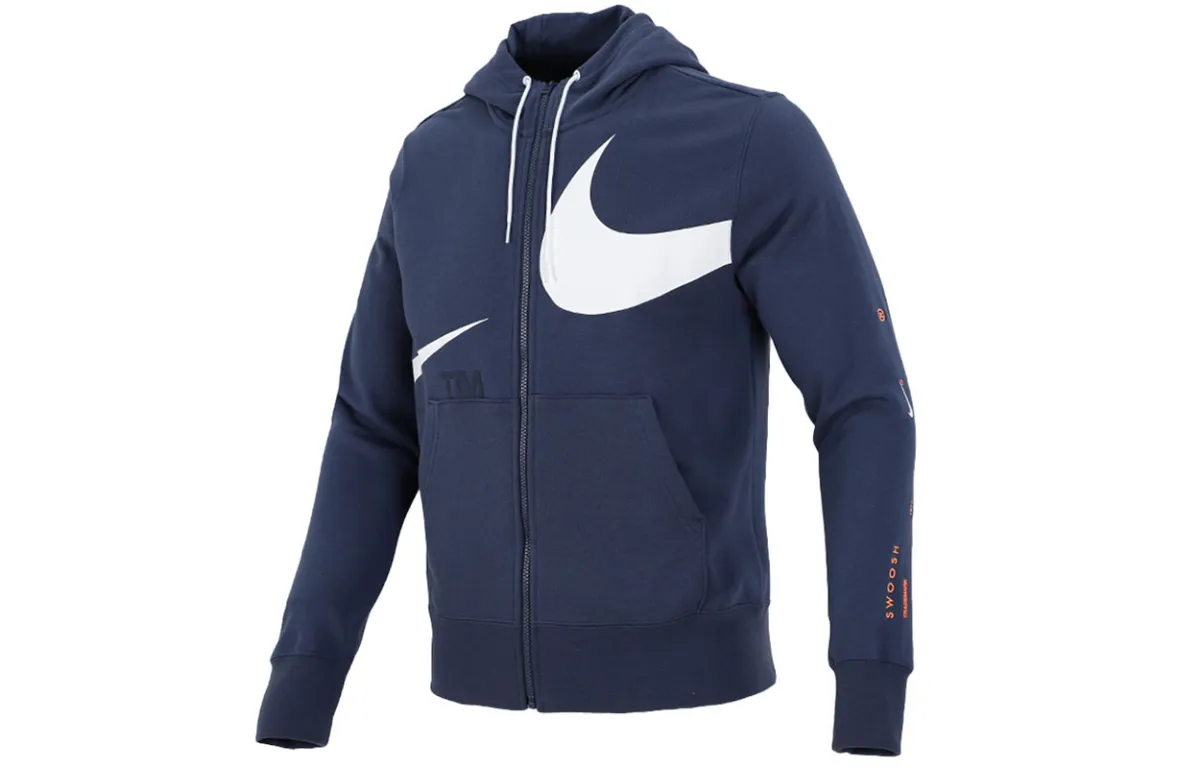 Nike Jackets Men's Navy Blue Hooded Moderate Other