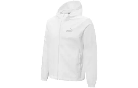 PUMA Jackets Unisex White Hooded Moderate Other