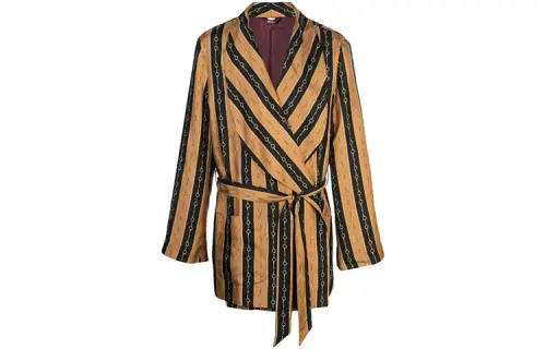 【Previous Season】printed dressing-gown jacket