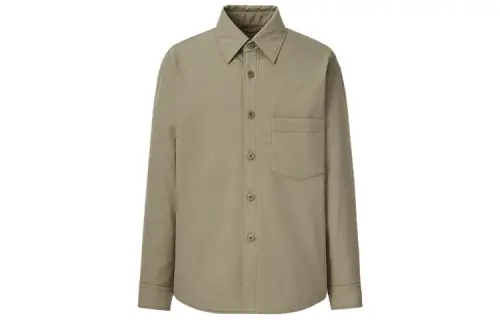UNIQLO Jackets Men's Khaki Lapel Moderate Other