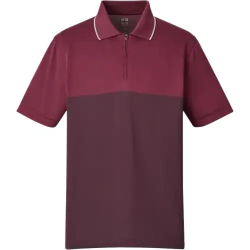 UNIQLO Polo Shirt Unisex Dark Red