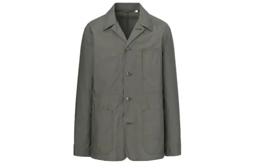 UNIQLO Jackets Men's Olive Lapel Moderate Other