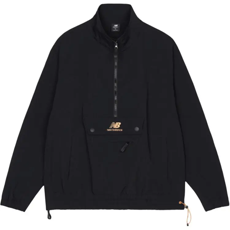New Balance Lifestyle Casual Jackets Men's Black Stand Collar Moderate Other