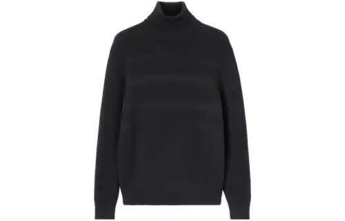 Loro Piana Sweaters Men's Black Turtleneck Moderate Other