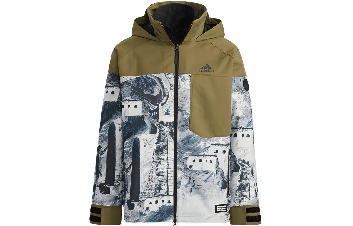 Adidas Jackets & Coats Unisex Dark Olive Green