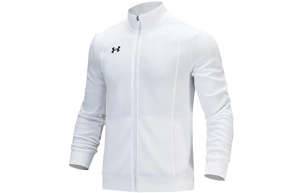 Under Armour Jackets Men's White Stand Collar Moderate