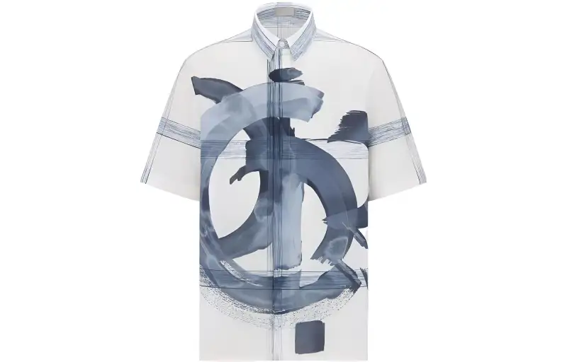 DIOR Quarterly New Products Shirts Men's White Lapel Moderate Other
