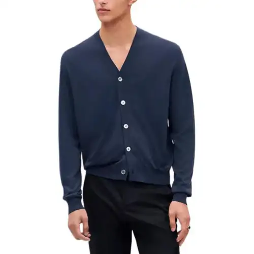HERMES FW24 Sweater Men's Marine Blue