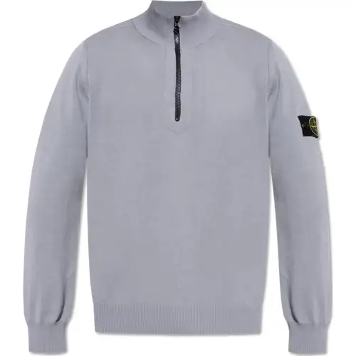 STONE ISLAND Compass Patch Knitted Jumper