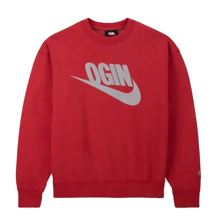 Nike X Nigo Nrg Fleece Crew Sweatshirt Asia Exclusive