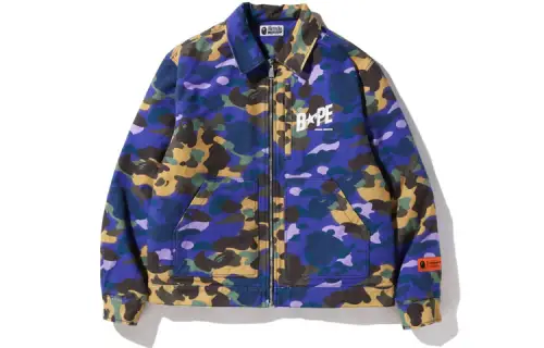 Bape X Heron Preston Mix 1st Camo Duck Trucker Jacket