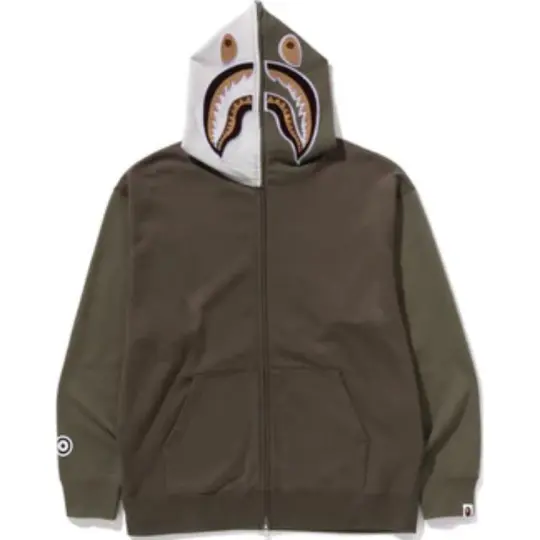 A Bathing Ape shark-pattern hoodie