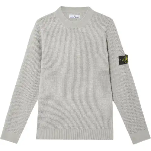 STONE ISLAND SS25 Sweater Men's Pearl Gray