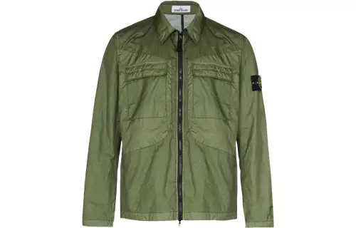 STONE ISLAND Jackets & Coats Men's Army Green