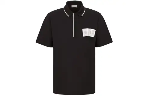 DIOR FW21 Polo Shirt Men's Black
