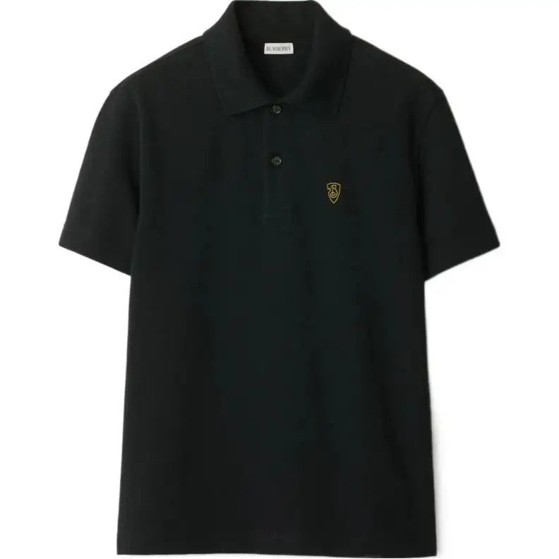 Burberry SS24 Polo Shirt Men's Coal