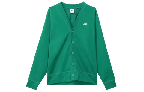 Nike Club Men's Knit Fairway Cardigan Green