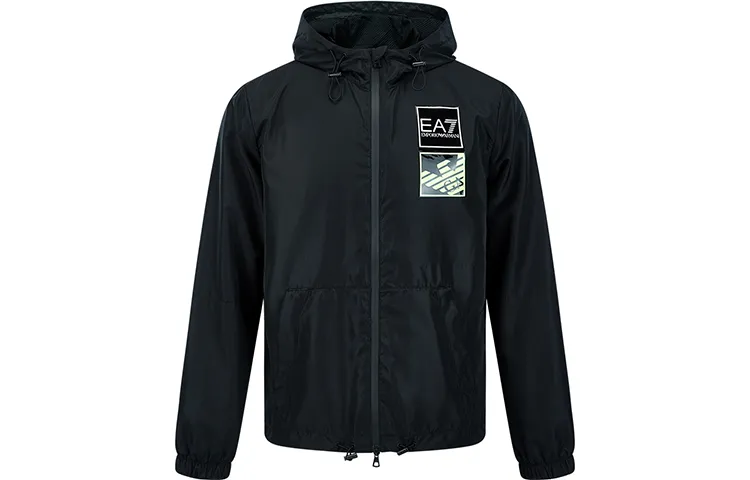 EMPORIO ARMANI EA7 SS22 Jackets & Coats Men's Black