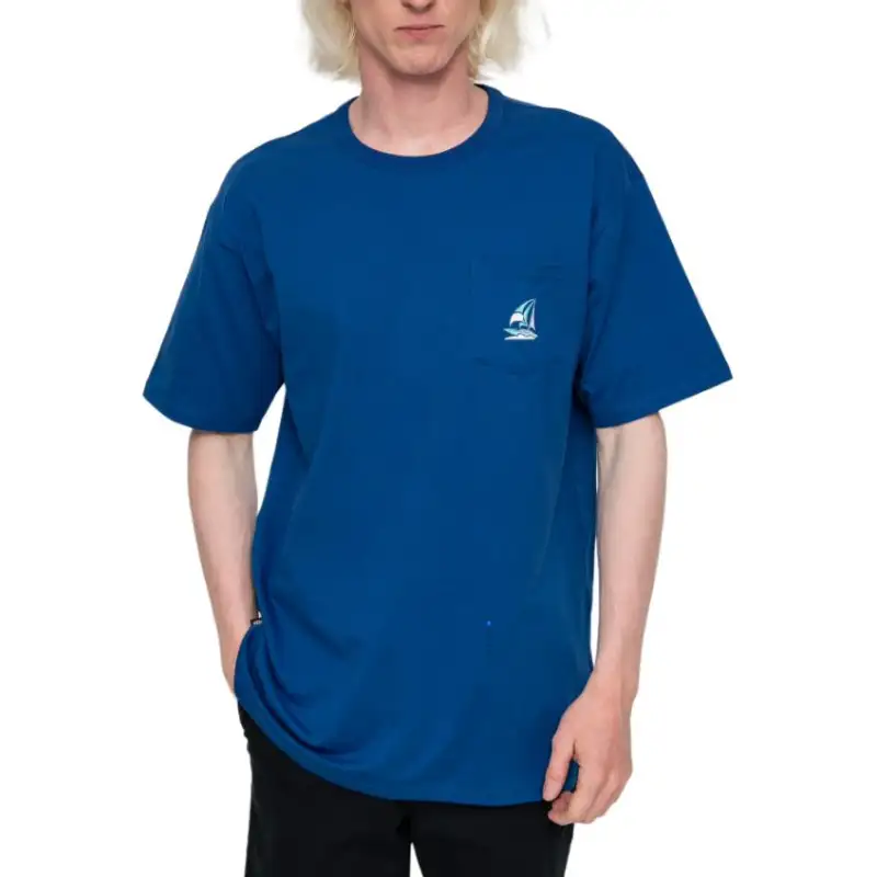 Vans T Shirts Men's Blue Crew Neck
