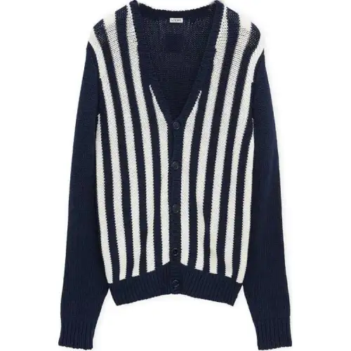 LOEWE FW24 Knitwear Men's Marine Blue