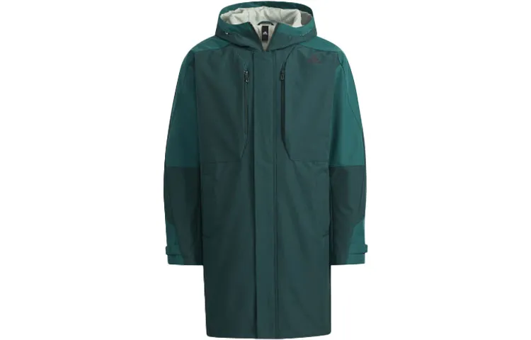 Adidas Jackets Men's Green Hooded Moderate Other