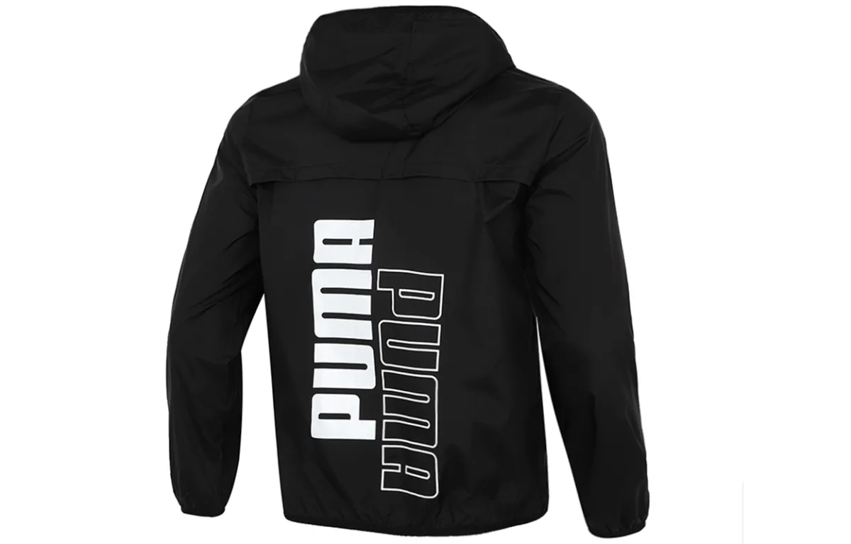 PUMA Jackets Men's Black Hooded Moderate Other