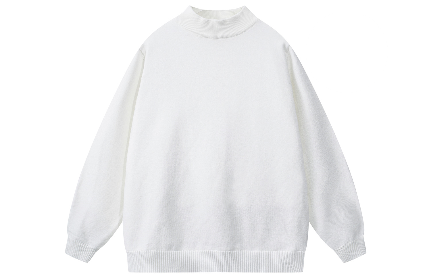 JEANSWEST Fleece Japanese keep warm base body-friendly soft set for leisure, comfortable knitted long-sleeve, sweater for men and women, slim fit, high collar