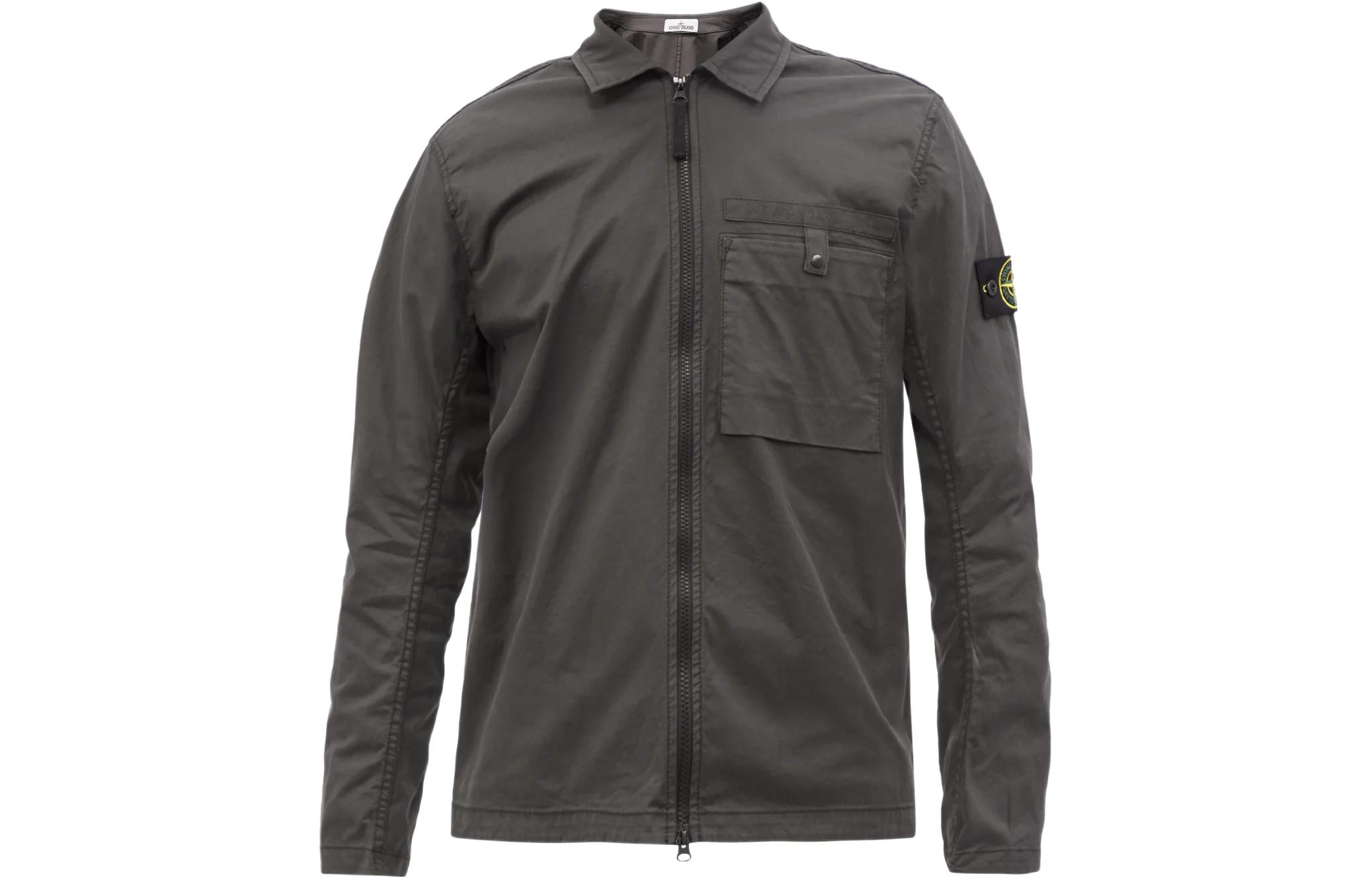 Мужская куртка STONE ISLAND (темно-серая)