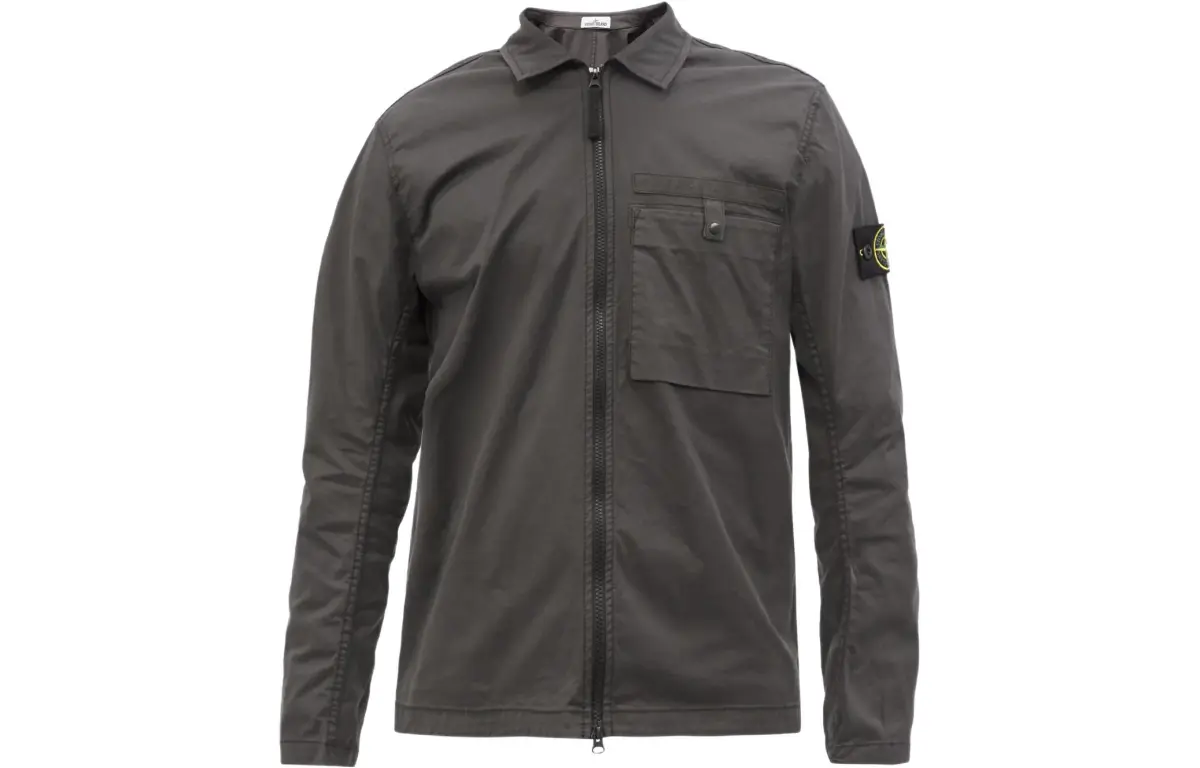 STONE ISLAND SS22 Jacket Fall Men's Charcoal Gray