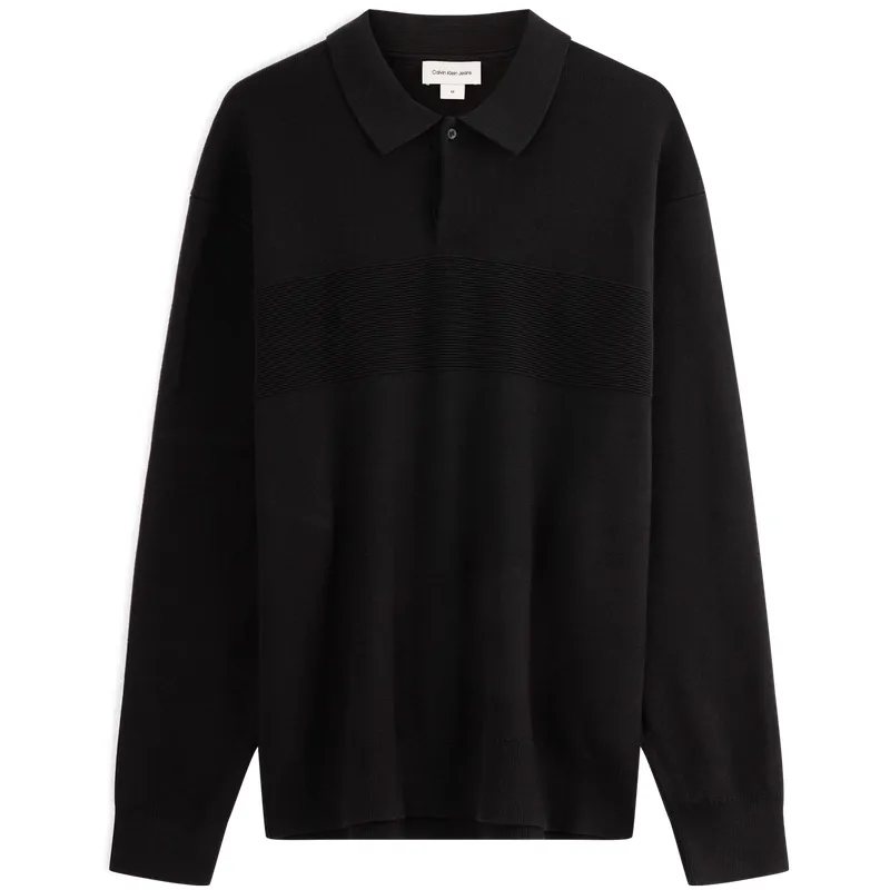 Calvin Klein Knitwear Men's Polo Collar Moderate