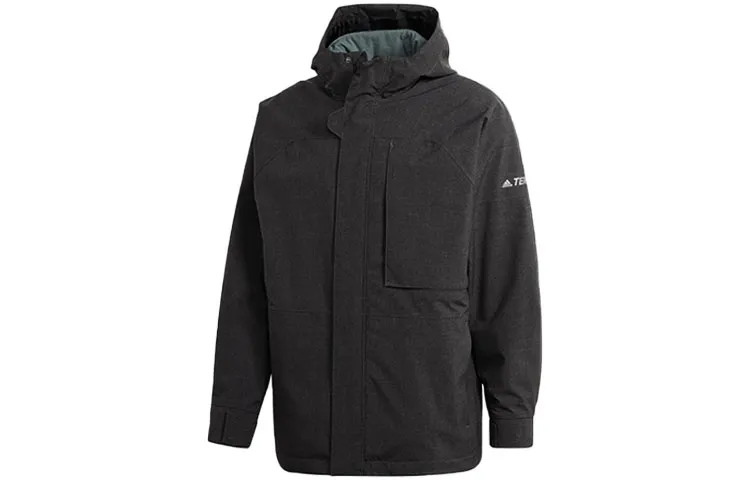 Adidas Jackets Men's Black Hooded Moderate Other