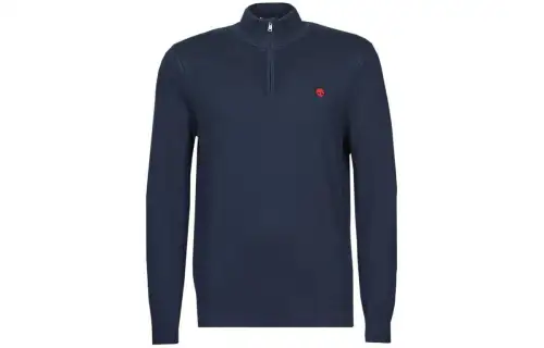 Timberland Sweaters Men's Blue Stand Collar Moderate Other