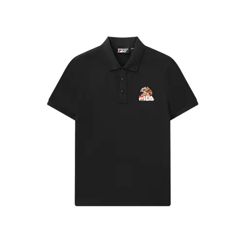 FILA Polo Shirt Men's Jet Black BK