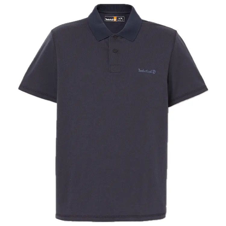 Timberland Wicking Polo Shirt For Men In Navy Polo Shirt Men's Marine Blue