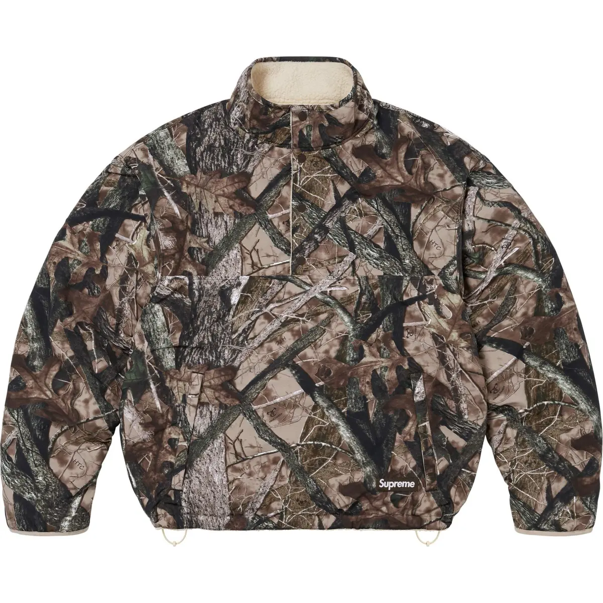 Supreme Polartec Shearling Reversible Pullover FW24