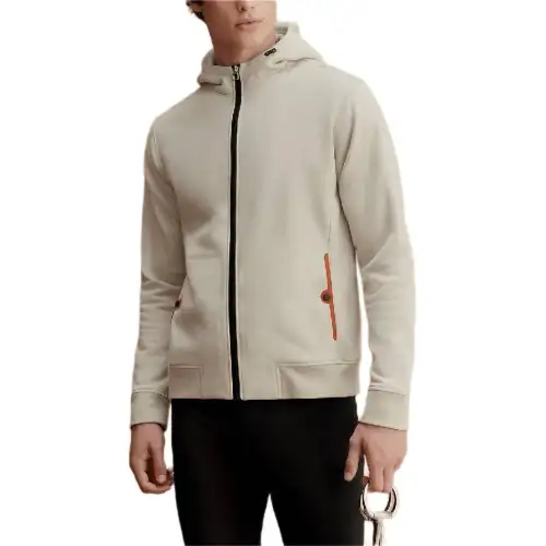 HERMES Sweatshirts Men's Gray Hooded Moderate Other