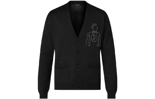 LOUIS VUITTON FW23 Knitwear Men's Black