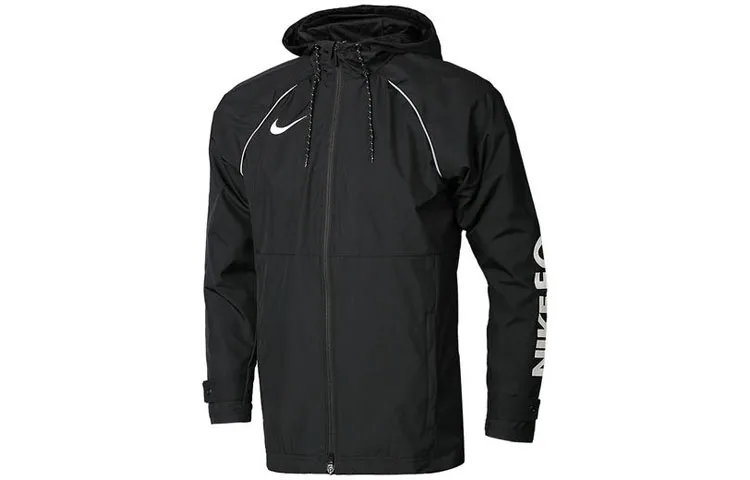 Nike Jackets Men's Black Hooded Moderate Other