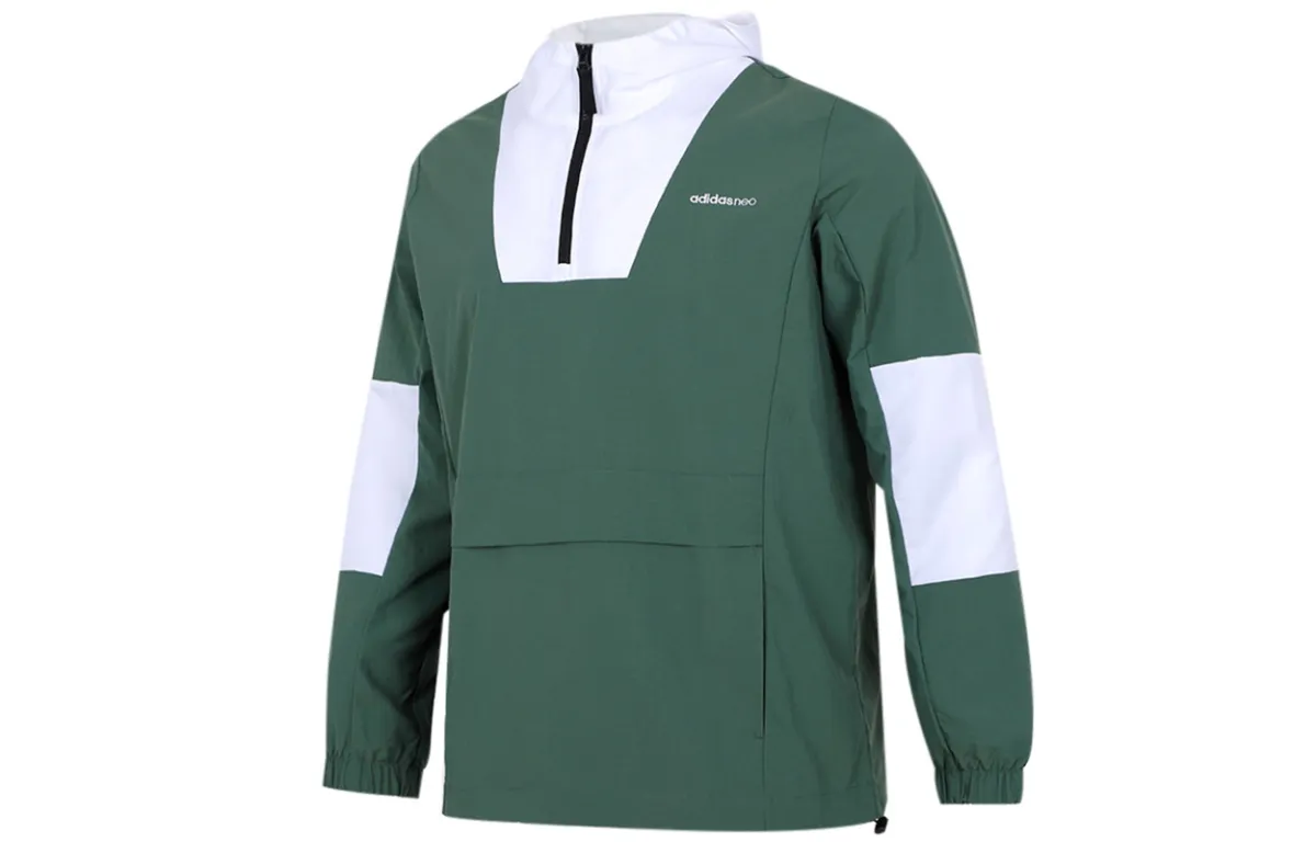 Adidas Jackets Men's Green Hooded Moderate Instructor