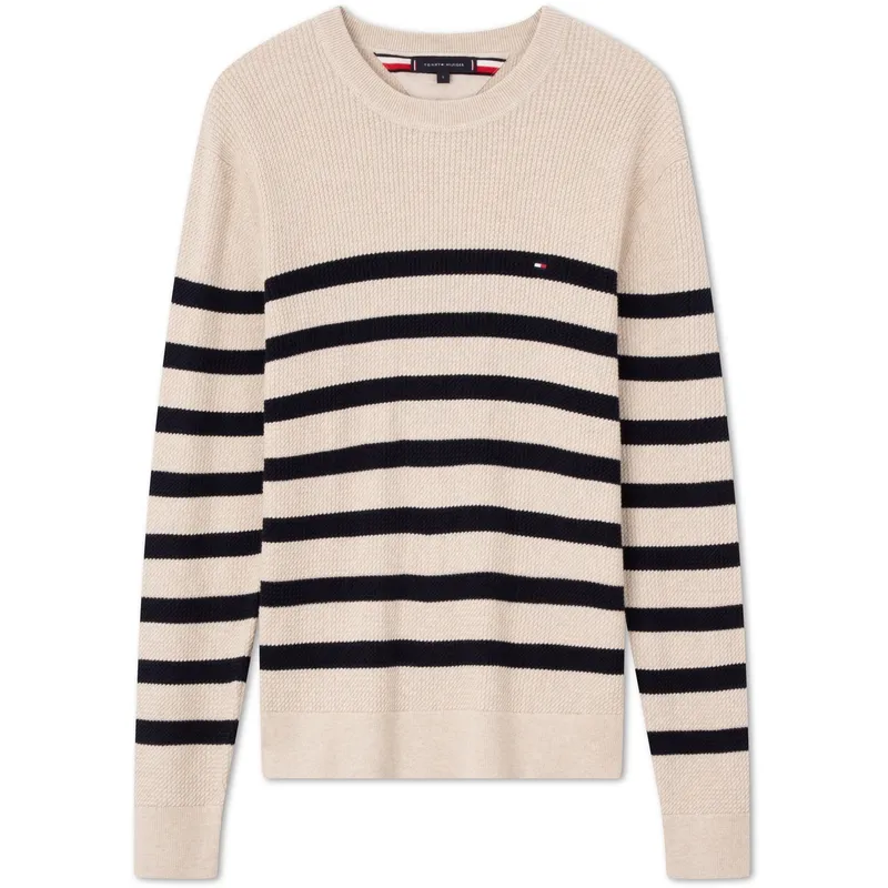 Tommy Hilfiger Knitwear Men's Beige White Navy Blue