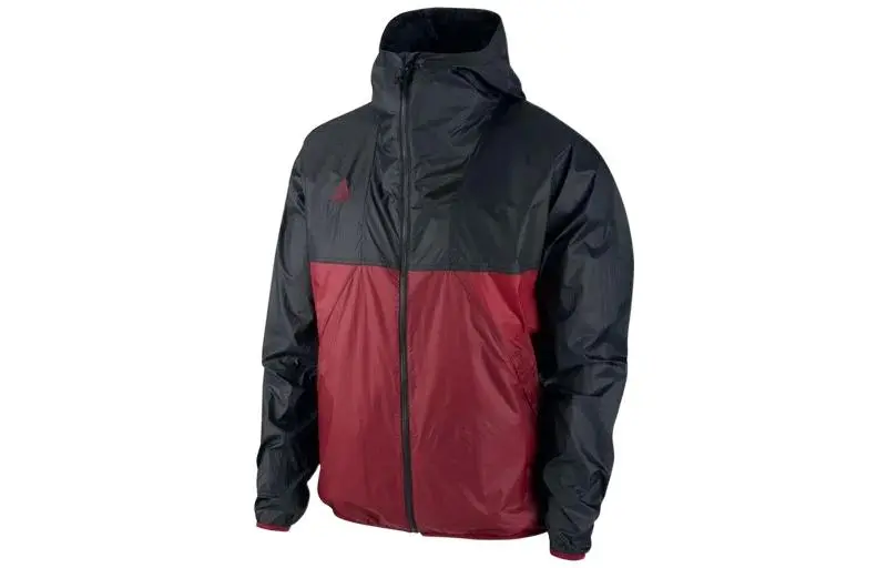 Nike ACG Jackets Men's Dark Red Hooded Moderate Other