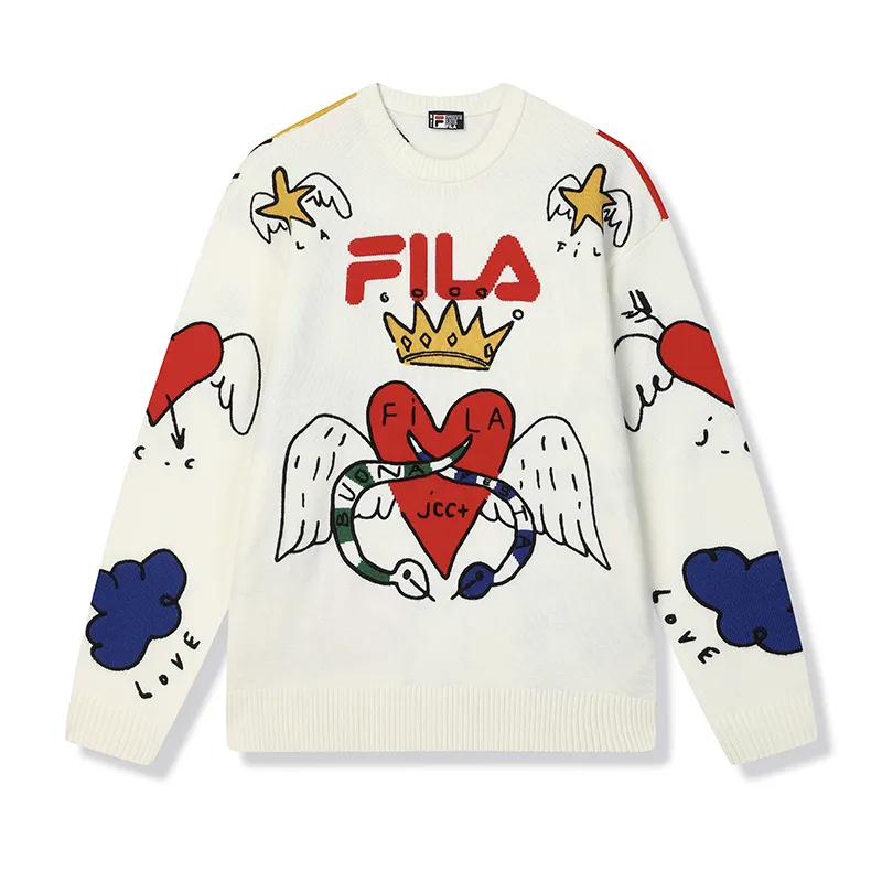 FILA ORIGINALE Sweater Unisex Cloud White