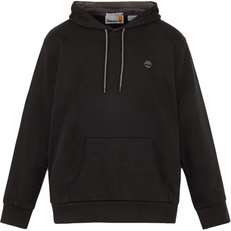 Timberland Knitted Fabric Casual Fleece Lined Hood Sweatshirt Men's Black