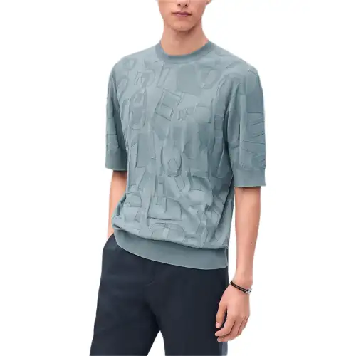 HERMES Sweater Men's Eucalyptus