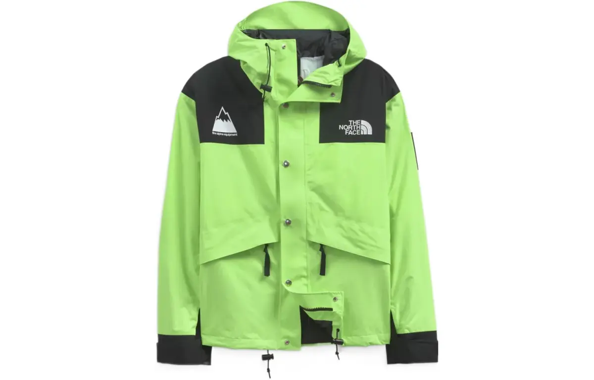 THE NORTH FACE Waterproof And Breathable Windbreaker Jacket Men's Green Fall