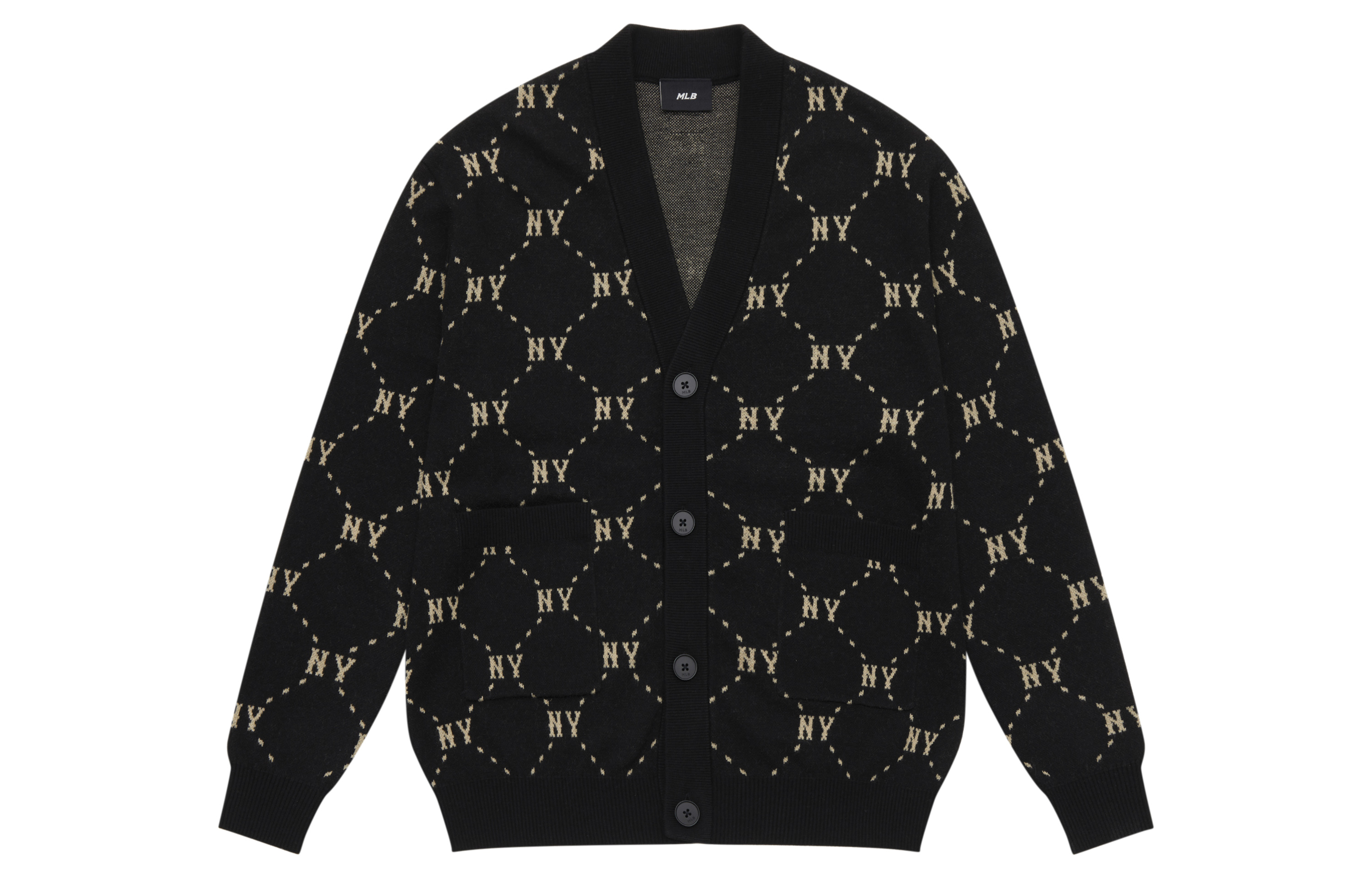Кардиган MLB MONOGRAM (черный)